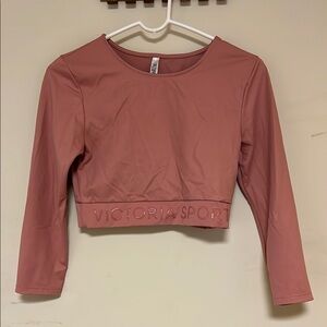 Victoria’s Secret Victoria sport long sleeve crop workout shirt small